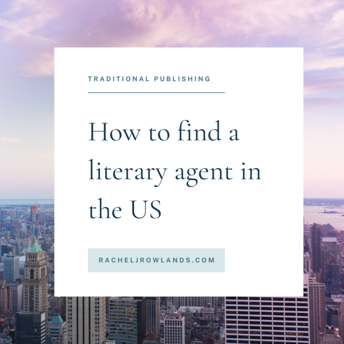 How to find a literary agent in the US