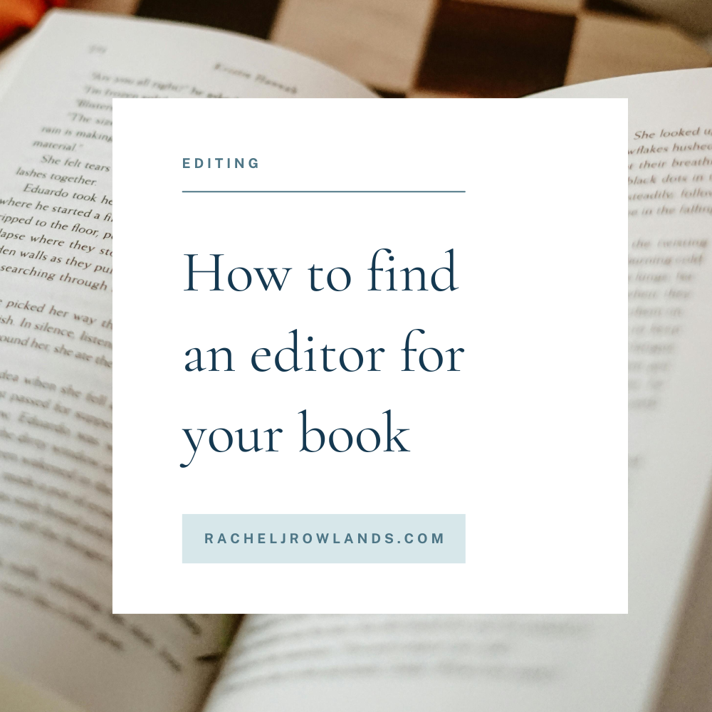 How to find an editor for your book