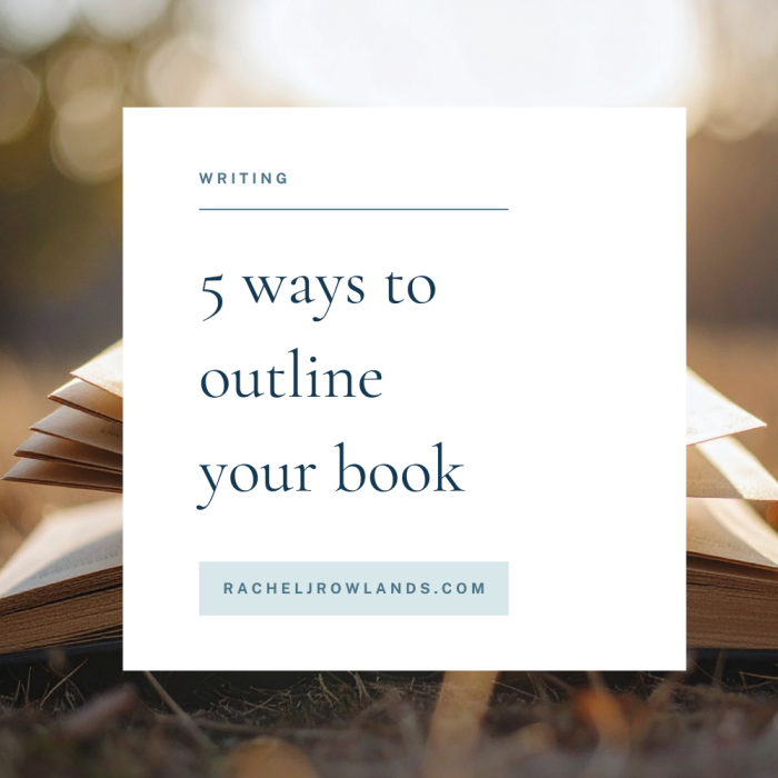 5 ways to outline a book