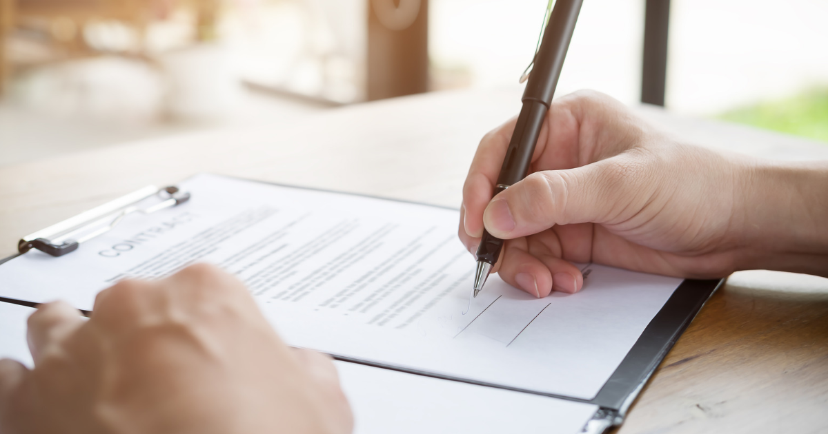 Literary agent contract